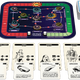 The board and cards for Choose Your Own Adventure: War with the Evil Power Master